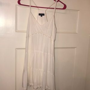 White bojo style dress